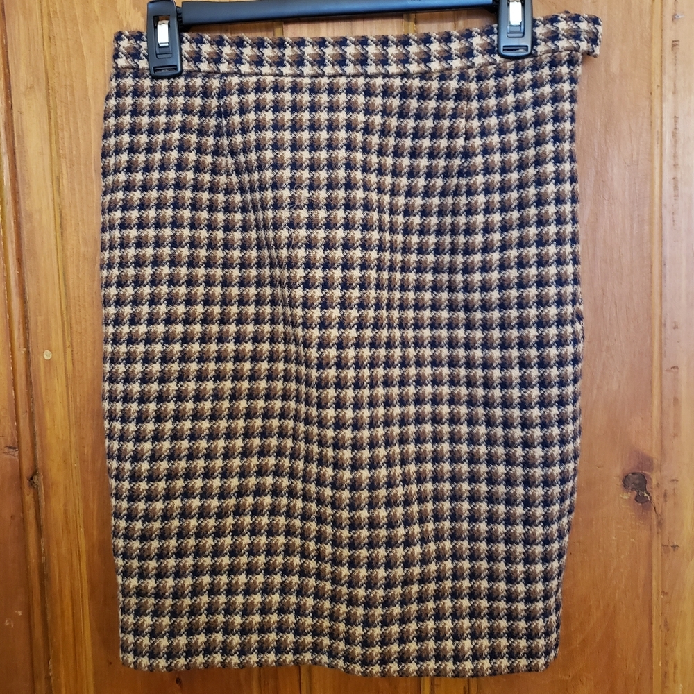 Rena Rowan Wool Mini Skirt, Size 12